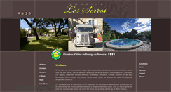 Desktop Screenshot of domaine-les-serres.com